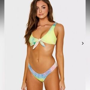 NWT Dippin Daisys Muse 2 pc Swim Candy Tie Dye
